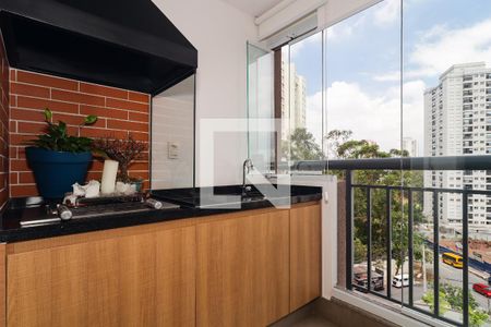 Varanda da Sala de apartamento à venda com 2 quartos, 92m² em Vila Andrade, São Paulo