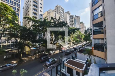 Vista da Sala de apartamento à venda com 4 quartos, 196m² em Higienópolis, São Paulo