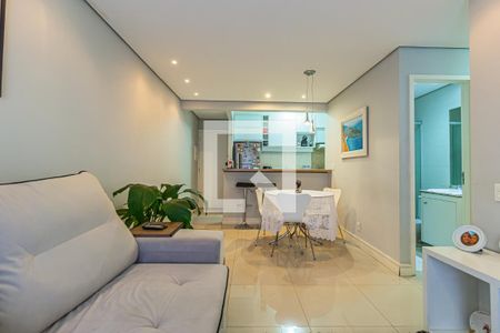 Sala de apartamento à venda com 2 quartos, 62m² em Campestre, São Caetano do Sul