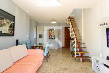 Sala de apartamento para alugar com 3 quartos, 158m² em Recreio dos Bandeirantes, Rio de Janeiro