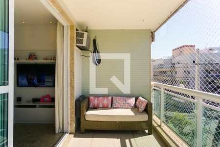 Varanda da Sala de apartamento para alugar com 3 quartos, 158m² em Recreio dos Bandeirantes, Rio de Janeiro