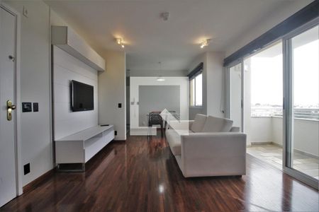 Sala de apartamento para alugar com 1 quarto, 58m² em Paraíso do Morumbi, São Paulo