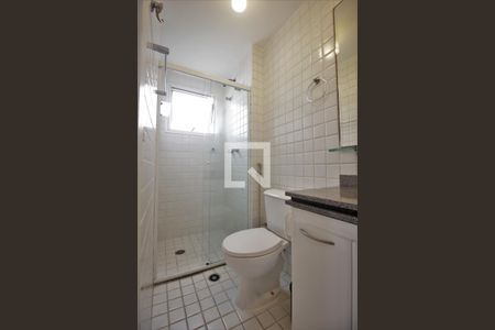 Banheiro da Suíte de apartamento para alugar com 1 quarto, 58m² em Paraíso do Morumbi, São Paulo