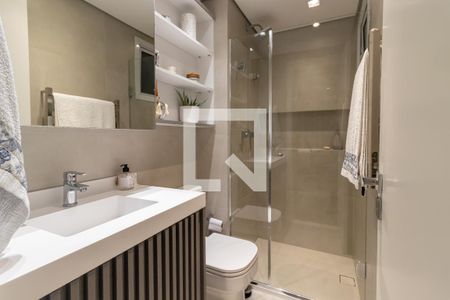 Apartamento à venda com 80m², 2 quartos e 2 vagasBanheiro Social