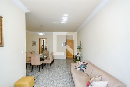 Sala de apartamento à venda com 3 quartos, 95m² em Havaí, Belo Horizonte