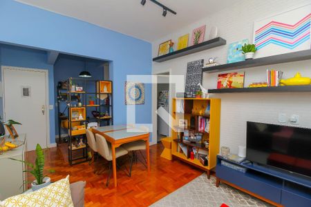 Sala  de apartamento para alugar com 1 quarto, 55m² em Catete, Rio de Janeiro