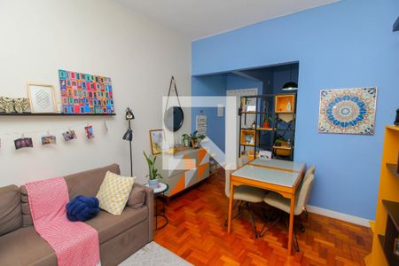 Sala  de apartamento para alugar com 1 quarto, 55m² em Catete, Rio de Janeiro