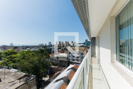 Varanda  de apartamento à venda com 2 quartos, 63m² em Praça da Bandeira, Rio de Janeiro