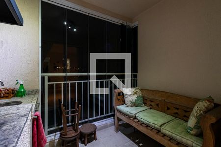 Varanda Gourmet de apartamento para alugar com 3 quartos, 69m² em Vila Caraguatá, São Paulo