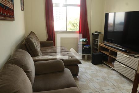 Sala de apartamento para alugar com 1 quarto, 48m² em Centro, São Vicente