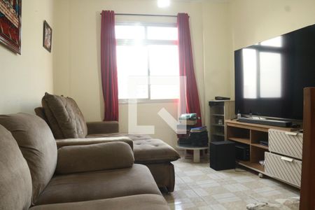 Sala de apartamento para alugar com 1 quarto, 48m² em Centro, São Vicente