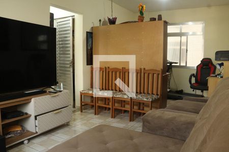 Sala de apartamento para alugar com 1 quarto, 48m² em Centro, São Vicente