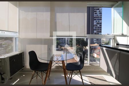 Varanda de apartamento à venda com 1 quarto, 38m² em Jardim das Acácias, São Paulo