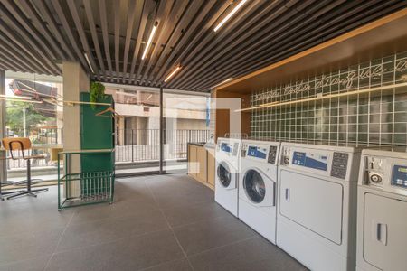 Studio para alugar com 24m², 1 quarto e sem vagaLavanderia