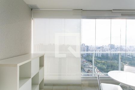 Varanda da Sala de apartamento à venda com 1 quarto, 50m² em Vila Gomes Cardim, São Paulo
