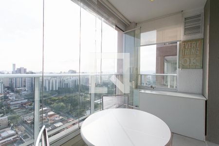 Varanda da Sala de apartamento para alugar com 1 quarto, 50m² em Vila Gomes Cardim, São Paulo