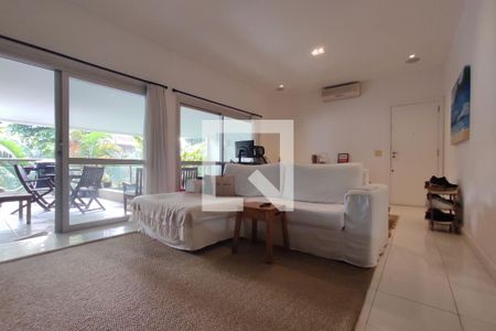 Sala de apartamento para alugar com 3 quartos, 130m² em Barra da Tijuca, Rio de Janeiro