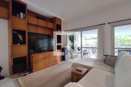 Sala de apartamento para alugar com 3 quartos, 130m² em Barra da Tijuca, Rio de Janeiro