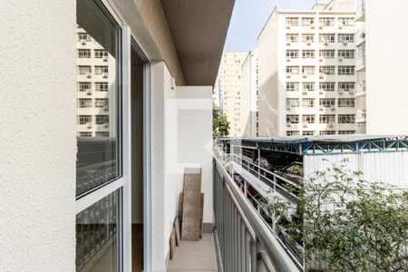 Varanda de kitnet/studio à venda com 1 quarto, 18m² em Bela Vista, São Paulo