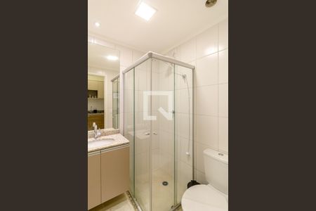 Banheiro de kitnet/studio à venda com 1 quarto, 22m² em Centro, São Paulo