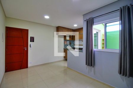 Sala de apartamento à venda com 2 quartos, 56m² em Parque Industriário, Santo André