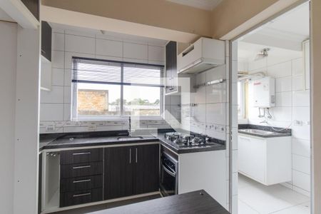 Cozinha de apartamento à venda com 1 quarto, 31m² em Capão Raso, Curitiba
