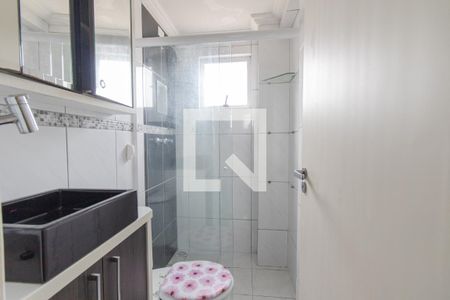 Banheiro da Suíte de apartamento à venda com 1 quarto, 31m² em Capão Raso, Curitiba