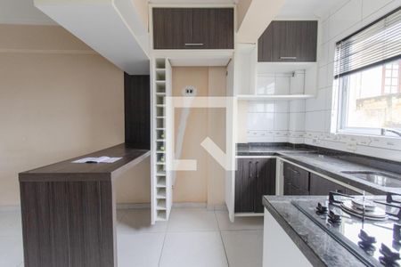 Cozinha de apartamento à venda com 1 quarto, 31m² em Capão Raso, Curitiba