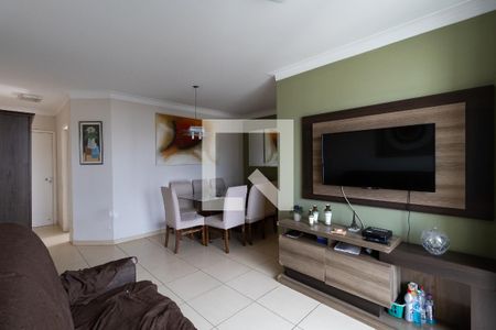 sala de apartamento à venda com 3 quartos, 82m² em Anhangabaú, Jundiaí