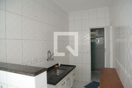Cozinha de apartamento para alugar com 1 quarto, 38m² em Aviação, Praia Grande
