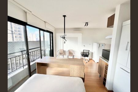 Sala/Quarto/Cozinha de kitnet/studio para alugar com 1 quarto, 26m² em Santana, São Paulo