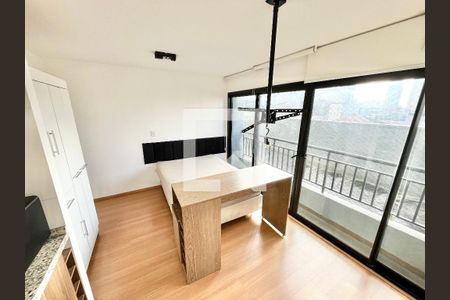 Sala/Quarto/Cozinha de kitnet/studio para alugar com 1 quarto, 26m² em Santana, São Paulo