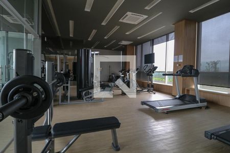Studio para alugar com 39m², 1 quarto e 1 vaga Studio para alugar com 39m², 1 quarto e 1 vagaÁrea comum - Academia