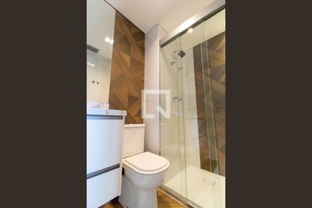 Studio para alugar com 39m², 1 quarto e 1 vaga Studio para alugar com 39m², 1 quarto e 1 vagaBanheiro