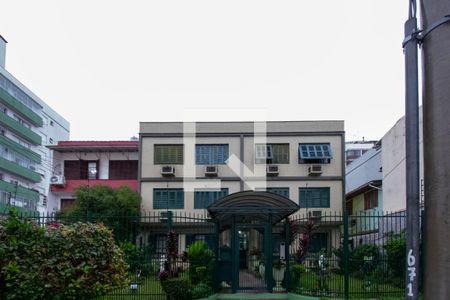 Fachada de apartamento para alugar com 1 quarto, 38m² em Menino Deus, Porto Alegre