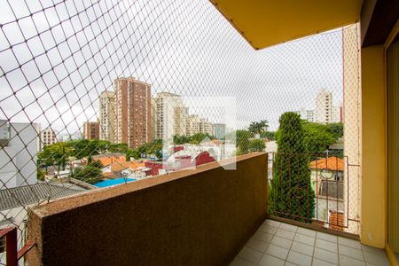Varanda da sala de apartamento à venda com 3 quartos, 105m² em Centro, Santo André