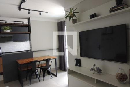 Sala de apartamento à venda com 2 quartos, 57m² em Fazenda Santa Cândida, Campinas