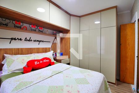 Quarto Suíte de apartamento à venda com 2 quartos, 70m² em Vila Luzita, Santo André