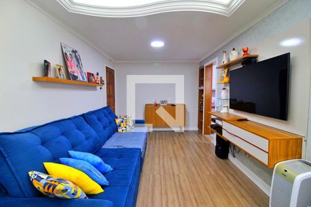 Sala de apartamento à venda com 2 quartos, 70m² em Vila Luzita, Santo André
