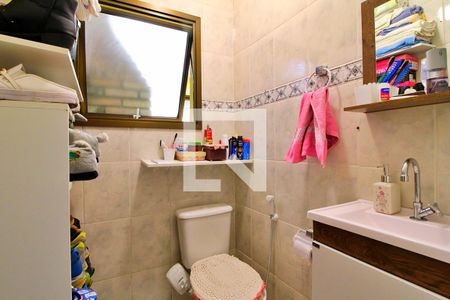 Banheiro da Suíte de apartamento à venda com 2 quartos, 70m² em Vila Luzita, Santo André