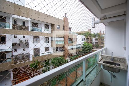 Sala - varanda de apartamento para alugar com 2 quartos, 72m² em Campeche, Florianópolis