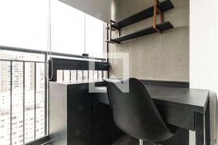 Varanda - Escritório de kitnet/studio à venda com 1 quarto, 24m² em Consolação, São Paulo