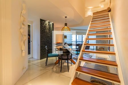 Sala 1 de apartamento à venda com 1 quarto, 96m² em Jardim, Santo André