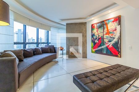 Sala 1 de apartamento à venda com 1 quarto, 96m² em Jardim, Santo André