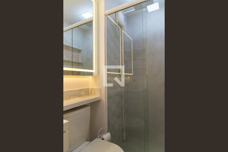 Apartamento para alugar com 27m², 1 quarto e sem vagaBanheiro da Suíte