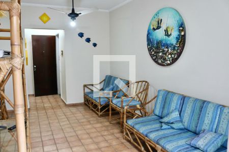 Sala de apartamento para alugar com 2 quartos, 72m² em Loteamento Joao Batista Juliao, Guarujá