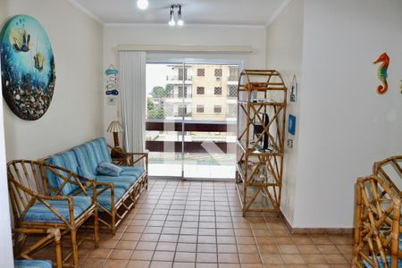Sala de apartamento para alugar com 2 quartos, 72m² em Loteamento Joao Batista Juliao, Guarujá