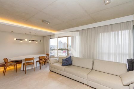 Sala de apartamento à venda com 1 quarto, 70m² em Campo Belo, São Paulo