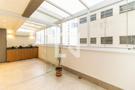 Apartamento para alugar com 57m², 1 quarto e 1 vagaVaranda