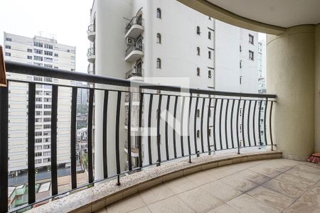 Sala - Varanda de apartamento para alugar com 1 quarto, 45m² em Jardim Paulista, São Paulo
